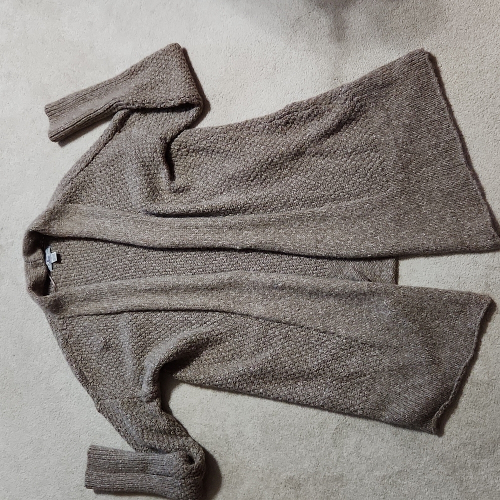 Tan Cardigan Sweater - Medium